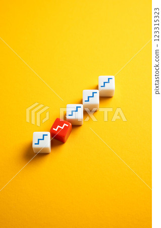 Broken career corporate ladder. Non-functioning social elevator. Barriers to advancement. Workplace inequality. Job insecurity, and socioeconomic struggles. 123315323
