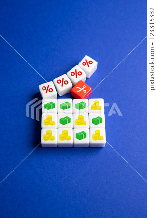 Withhold taxes and fees from capital. Tax planning. Legal obligations. Corporate profits and investment returns. 123315332