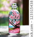 Cherry Blossom Bottle Flower World 123315438