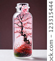 Cherry Blossom Bottle Flower World 123315444