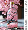 Cherry Blossom Bottle Flower World 123315454