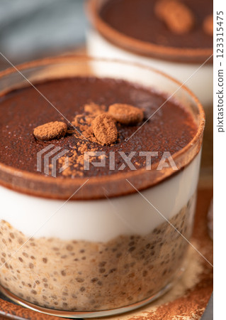 Tiramisu Chia Pudding 123315475