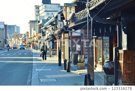 川越倉庫區的早晨 川越倉庫區的早晨 123316278