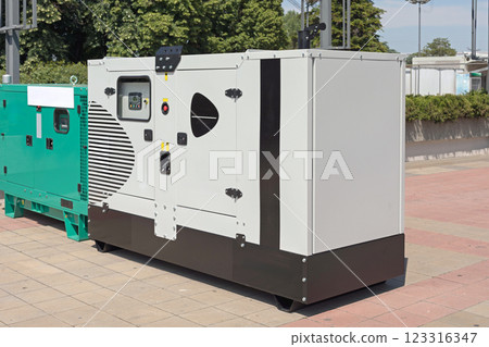 Diesel Electric Power Generator Diesel Electric Power Generator 123316347