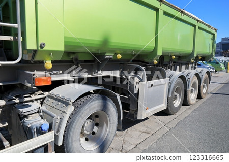 Trailer Dump Truck 123316665