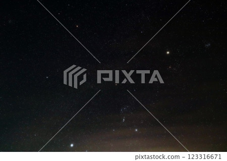 Mars, Jupiter and Orion 123316671