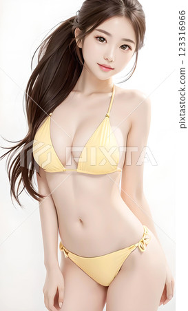 比基尼泳裝女士 123316966