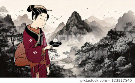 端茶的女人 端茶的女人 123317540