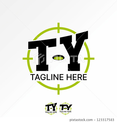 Logo design graphic concept creative premium vector stock image sell top initial TY font golf hole target point sport to monogram typography club ball Logo design graphic concept creative premium vector stock image sell top initial TY font golf hole target point sport to monogram typography club ball 123317583
