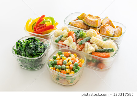 冷凍蔬菜：冷凍和儲存蔬菜 123317595