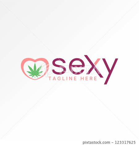 Logo design graphic concept creative premium vector stock image top sell text word Sexy love art cannabis cbd herb smoke nature agriculture botanical Logo design graphic concept creative premium vector stock image top sell text word Sexy love art cannabis cbd herb smoke nature agriculture botanical 123317625