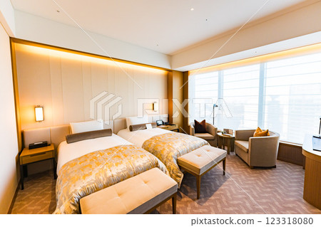 東京豪華飯店臥室 123318080