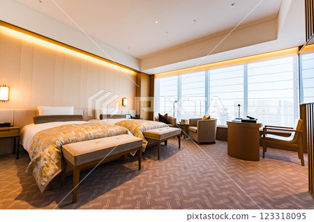 Tokyo luxury hotel bedroom Tokyo luxury hotel bedroom 123318095