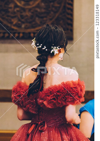 <Wedding image> Bride's hairstyle and makeup <Wedding image> Bride's hairstyle and makeup 123318149
