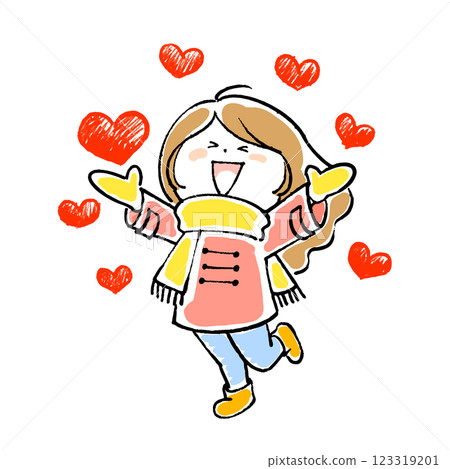 A girl full of hearts 123319201