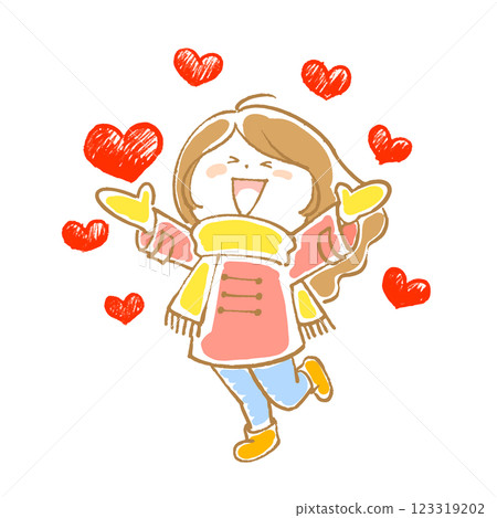 A girl full of hearts 123319202