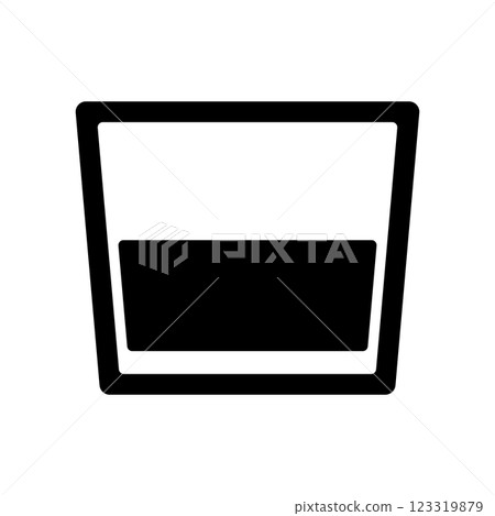 威士忌直圖示插圖 威士忌直圖示插圖 123319879