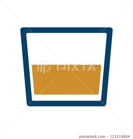 威士忌直圖示插圖 123319884