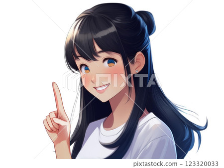 Female pointing Female pointing 123320033