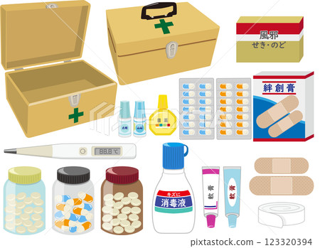 急救箱和藥品套裝 123320394