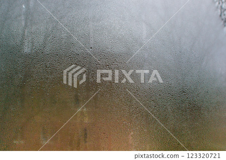 wet window glass. abstract background 123320721