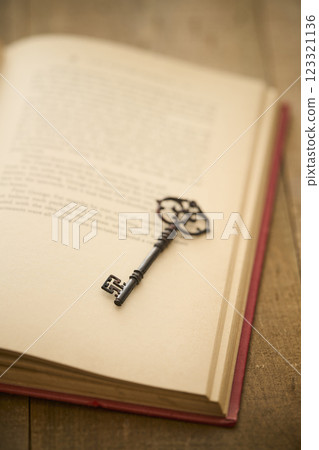 Antique books and keys - Reading image Antique books and keys - Reading image 123321136