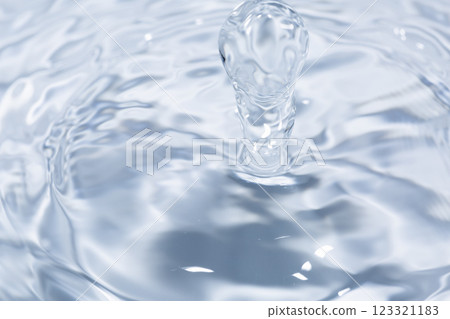 水滴落在水面上。 123321183