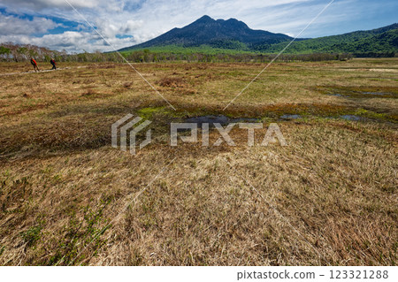 初夏從尾瀨之原眺望的火岳 初夏從尾瀨之原眺望的火岳 123321288