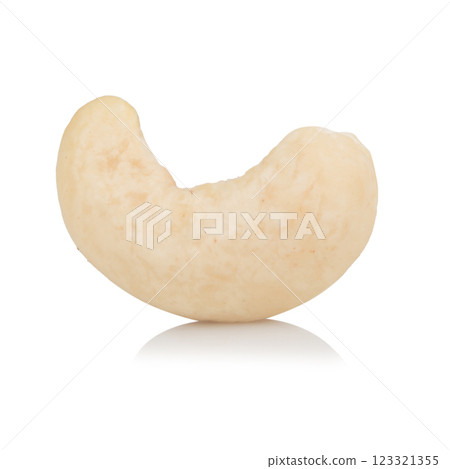 Cashew nuts pile isolated on white background Cashew nuts pile isolated on white background 123321355