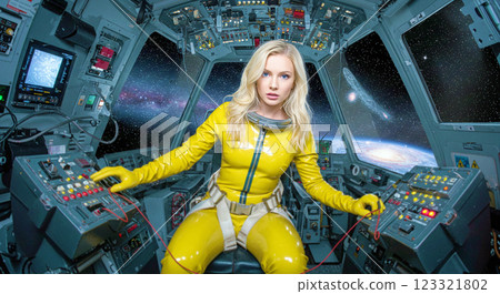 宇航員 女生 女孩 123321802