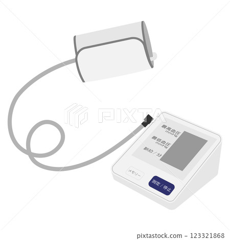簡單的血壓計插圖 123321868