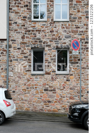 歐式鄉村風石牆立面 123322106