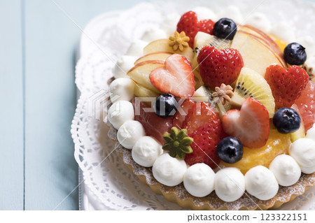 Rice flour fruit tart Rice flour fruit tart 123322151