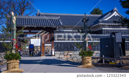 Matsumoto Castle Kuromon New Year decorations 123322343