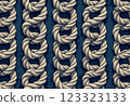 Seamless nautical cable series: A more detailed navy blue and Japanese color combination series of detailed nautical cable series, with a strong artistic design. 123323133