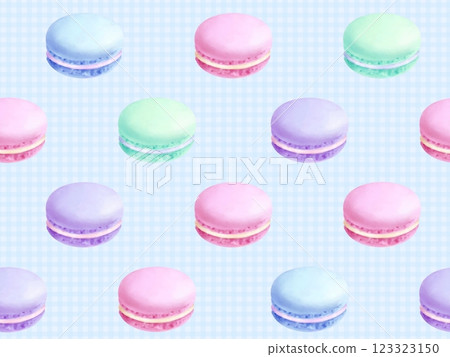 Macaron seamless pattern A-4 123323150
