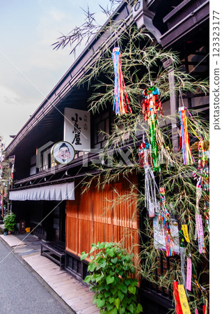 Hida Takayama Old Townscape Tanabata Decorations August 123323177
