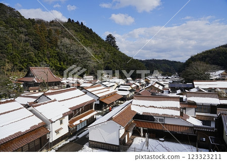 世界遺產大森町仍殘留積雪 123323211