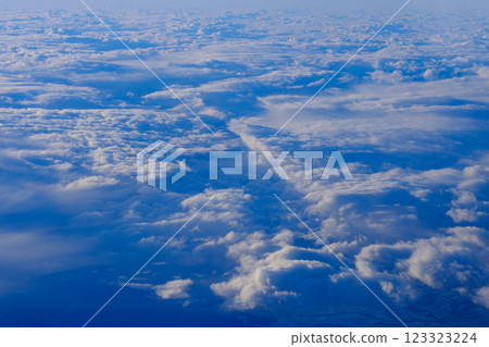December clouds seen from the plane 123323224
