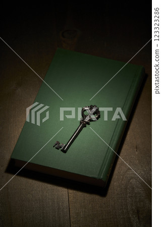 Antique books and keys Antique books and keys 123323286