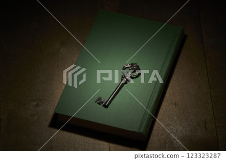 Antique books and keys Antique books and keys 123323287