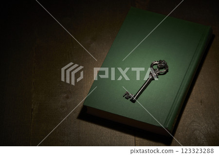 Antique books and keys Antique books and keys 123323288