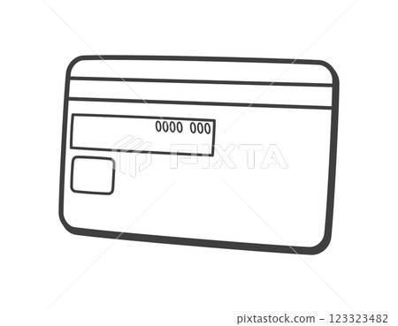 back of credit card 123323482