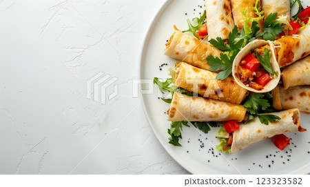 Flautas Mexican chili rolled crunchy tortilla traditional food Flautas Mexican chili rolled crunchy tortilla traditional food 123323582