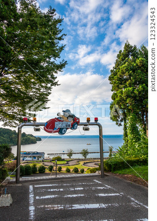Ishikawa Prefecture, Notojima Aquarium on a clear day, surrounding scenery, September 123324543