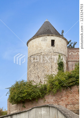 The Tour Hugues Capet in Domart-en-Ponthieu The Tour Hugues Capet in Domart-en-Ponthieu 123324703