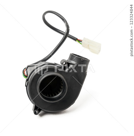 Cooling fan for an electronics compartment in a car. Catalog of spare parts for vehicles. 123324844