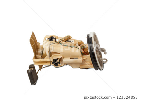 A unit for pumping liquid fuel and creating the required pressure in the line - a car fuel pump for sale at auto-analysis or for repair in a workshop 123324855