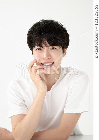 Male beauty skin care Male beauty skin care 123325355