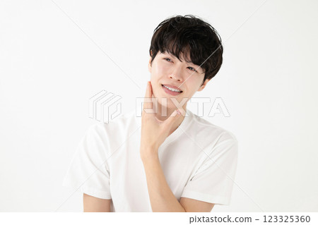 Male beauty skin care Male beauty skin care 123325360